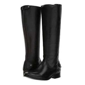 Frye Black Melissa Button Boot - Worn